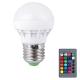 12V RGB Dimmable LED Light Bulbs Remote Control Energy Efficient