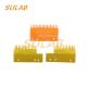 Hyundai Escalator Spare Parts Yellow Plastic Comb Plate S655B6