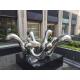 Hotel Decoration Modern Metal Outdoor Sculptures Water - Drop Accept Custom