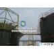 1000m3 GFS Glass Fused Steel Tanks With Aluminum Deck Roof For Raw Water Storage