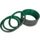 Dustproof Green Metal Wiper Seal With Polyurethane Iron Shell