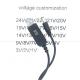 Customized Voltage 15V 12V 10V 9V 4V 3V USB to DC Micro Type C Charger Cable for Router Camera Led Light Walkie Talkie GPS