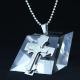 Fashion Top Trendy Stainless Steel Cross Necklace Pendant LPC396