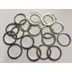 Double-layer snap rings flattened steel wire spiral retaining ring for hole