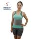Fast selling Hot Pressing Thermal Plate breathable grey color Waist Supporter Belt with three removable pads