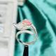 Lab Grown Diamond Rings Certified Pink Pear Loose Diamond for Custom-Made Jewelry IGI Certified VS2-VVS1
