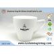 11oz 320ml Porcelain Milk Beverage V Shaped Mug , Color Changing Photo Mug