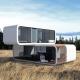 Hotel Prefab Flat Pack Mobile Apple Cabin with Balcony Easy to Transport and Install