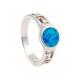 Natural Vintage Greek Opal Jewelry With 925 Sterling Silver Engagement Ring