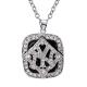 Deep Engraved Championship Silver Pendant Necklace For NYY Baseball