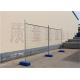 Security Temporary Construction Fence , Sliver Galvanized Fence Panels