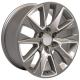 Silver LTZ OE Tahoe Chevrolet Replica Wheels 22 Inch Silverado Replica Wheels 6x5.5