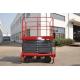 Manual Pushing Mobile Scissor Lift 9 Meters Height Hydraulic Lift Table 500Kg