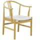 Popular selling western style aluminium or wood material restaurant  bent chair