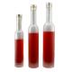 1L Fancy Clear Glass Vodka Bottle with Frost Surface Handling and Other Deep Process