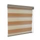 Double Layer Manual Intelligent Window Blinds Fabric Material For Indoor