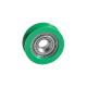 Polished Green Nylon Sliding Door Rollers ODM For Curved Shower Screen
