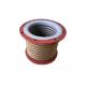 Flexible Single Sphere Rubber Expansion Joint For Pipeline Piping Flange Negative Pressure Resistant Compensator