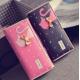 Tie cat wallet 2016 new Miss Han Ban lovely cartoon printed long section of loose change