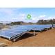 Megawatt Scale Ground Mount Solar Racking Systems Anodized Aluminum 6005-T5 Material