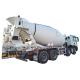 375HP Second Hand Concrete Mixer Trucks 1200R20 Howo Transit Mixer