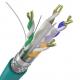 LSZH 23AWG Cat6 Shielded Cable STP SSTP High Performance Pure Bare Copper