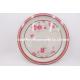 40cm Decor dishes plate for salad dinner SS flower decal pasta plate for hotel