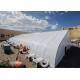 temporary 25x65m Curve Clear Roof Tent For Exhibition