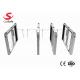Stainless steel swing gate RFID/Facial/QR Reader Turnstile Gate with CE certification and low price
