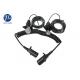 Vehicle Rearview Surveillance Camera Cable With Plastic Connectors 7 Pin To 3 Ways