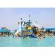 Gigantic Aqua Playground Water House Fiberglass Amusement Park Equipment