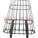 Oval Dust Collector Cages Vertical Lifting Cartridge Installation