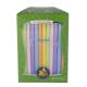 45pk 100% paraffin wax unscented pastel chanukah candles packed into gift box