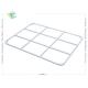 Steel Tube Metal Base Bed Frame Single Size Without Slats High Strength