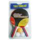 Family Competition Table Tennis Set Laminated Wood With Straight Handle