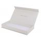 Flip Top Cardboard Printed Packaging Boxes Rectangle With Magnetic Closure