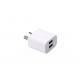 2 Port Wall Phone Charger FCC Approval Built - In IC And Fuse High Performance