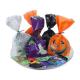 Halloween LDPE Favor Candy Poly Packaging Bag With Ribbon