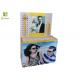 Printed  Sunglasses Cardboard Display Stands Cylindrical Pile Head