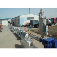 Stable running Plastic Extrusion Line / Extruder For PE Twin Pipe