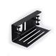 Space-Saving Clamp Desk Mount Cable Management Tray for Standing Desk Organization