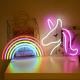 Rainbow Lamp For Bedroom Decoration Custom Neon Flex Acrylic Led Strip Neon Rope Lighting RGB Sign