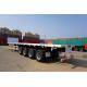 4 axle 60ton heavy trailer truck 40ft container flatbed container semi trailer for kenya - TITAN VEHICLE