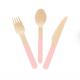 Wholesale Disposable Birch Wooden Party Spoons wooden cutlery with logo