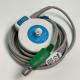 Fetal Monitoring And Uterine Contraction TOCO Probe 6 Pin Single Slot Blue Model MS3-31527