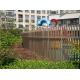 Green Waterproof WPC Outdoor Fence Railing for Garden and Corridor