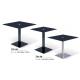 Modern bar square black glass coffee table furniture