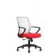 Medium  Back Red Ergonomic Mesh Executive Chair, with Lumbar Support put in the office