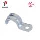 Zinc Plated Steel One Hole EMT Conduit Strap EMT Conduit And Fittings