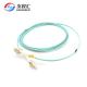 OM3 Duplex LC To LC 2.0mm LSZH 3M Optical Patch Cable
